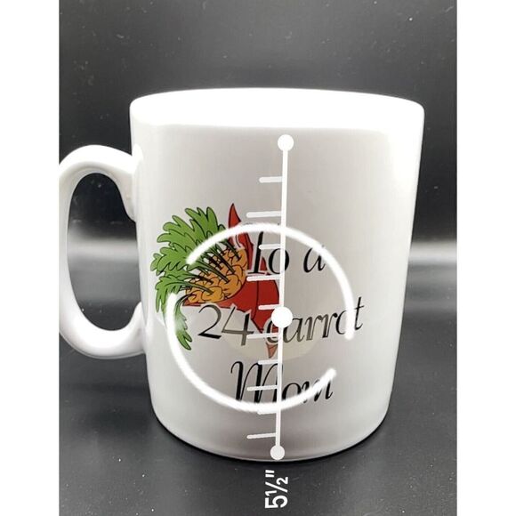 Vintage Mothers Day Bunny Warner Bros 1996 Mug 24 Carot Mom. New w/out box. - Picture 7 of 7
